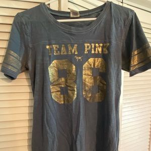 Victoria Secret VS PINK Football Style Women’s T-Shirt